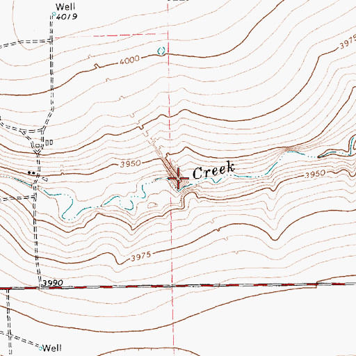 Topographic Map of Harris and Thrush Dam, TX
