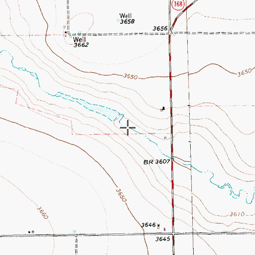 Topographic Map of Lemons Dam, TX
