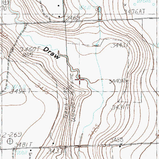 Topographic Map of Givens Lake, TX