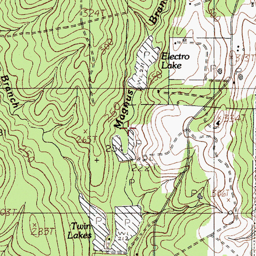 Topographic Map of Boykin Lake Number 2 Dam, TX