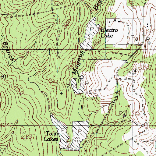 Topographic Map of Boykin Lake Number 2, TX