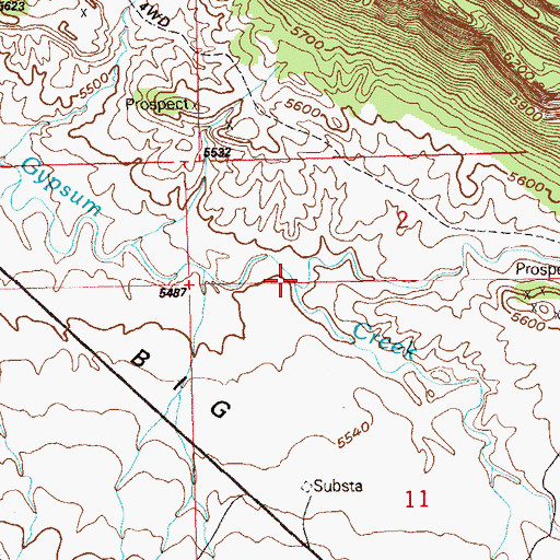 Topographic Map of Hamm Canyon, CO