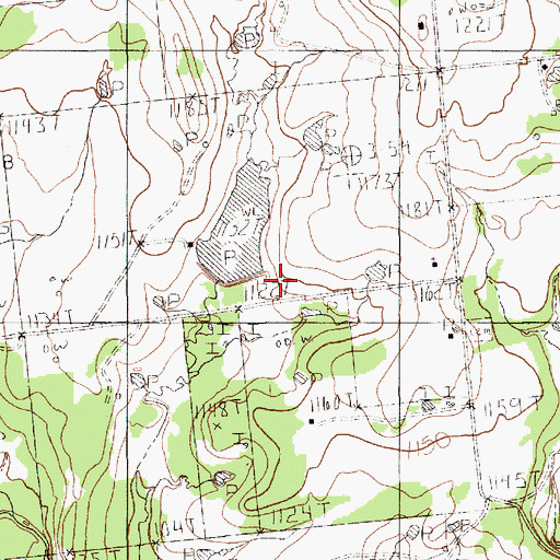 Topographic Map of Hodgkins Lake, TX