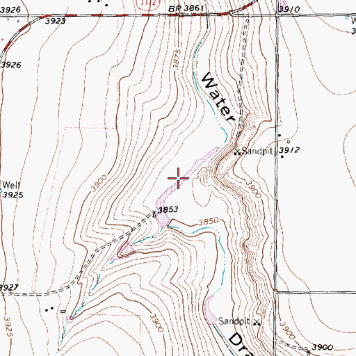 Topographic Map of Flynt Lake Number 1 Dam, TX
