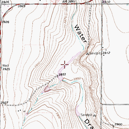 Topographic Map of Flynt Lake Number 1, TX