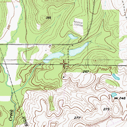 Topographic Map of Bay Lake Club Dam, TX