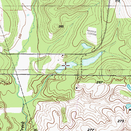 Topographic Map of Bay Lake Club Lake, TX