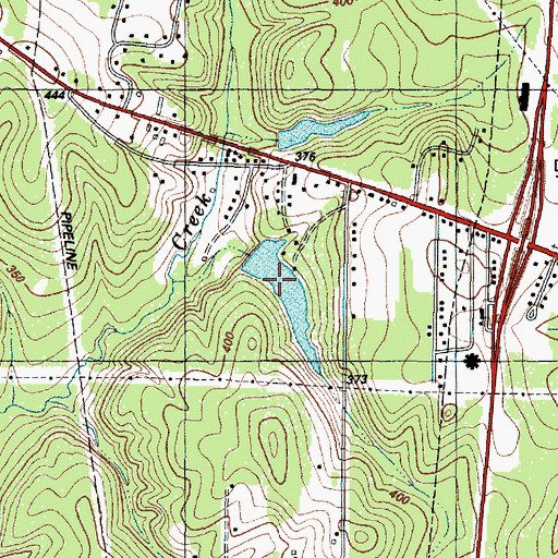 Topographic Map of P H Tischhauser Lake, TX