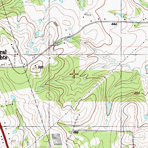 Topographic Map of Robert W Murphey Lake, TX