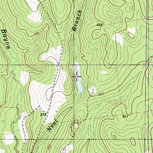 Topographic Map of Tank Johnson Lake, TX