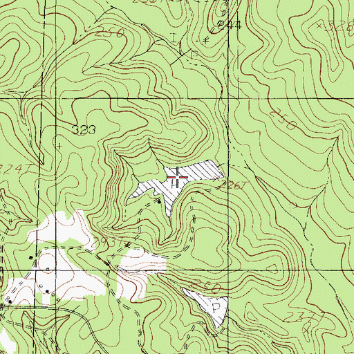 Topographic Map of Club Lake, TX