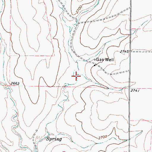 Topographic Map of Miller Lake Dam, TX