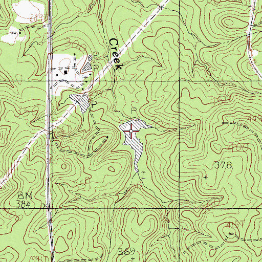 Topographic Map of Seay Lake, TX