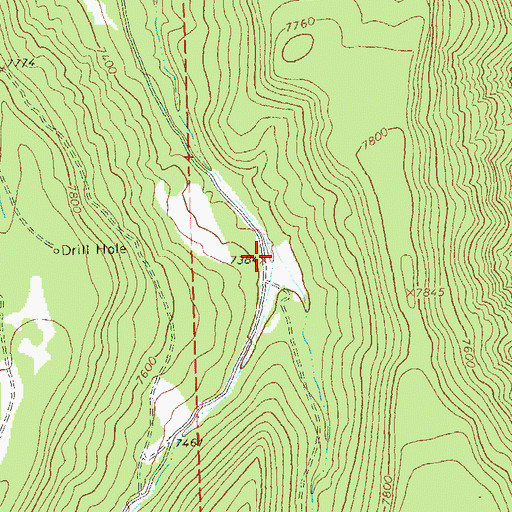 Topographic Map of East McKee Draw, CO