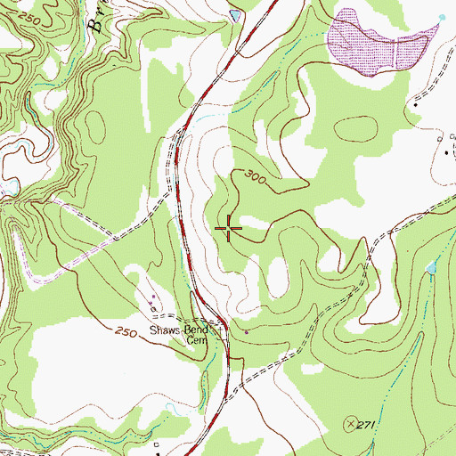Topographic Map of Schindler Lake, TX