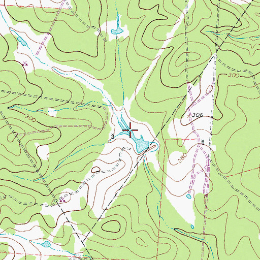 Topographic Map of Morrow Lake, TX