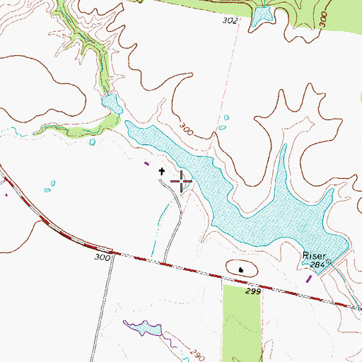 Topographic Map of Broseco Lake Number 2, TX