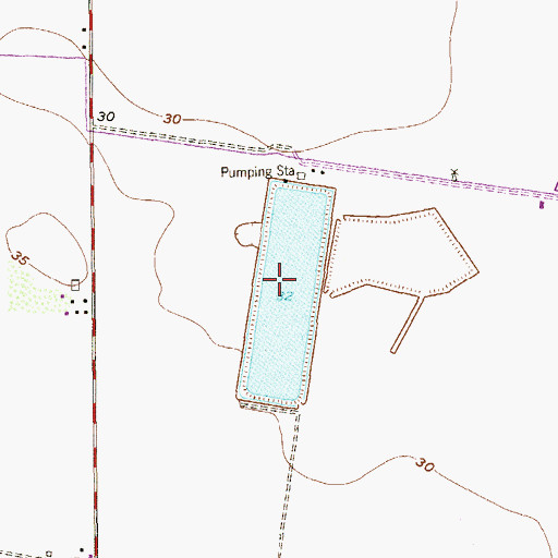 Topographic Map of Esperanza Farms Lake, TX