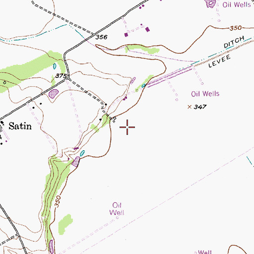 Topographic Map of Soil Conservation Service Site 29 Reservoir, TX