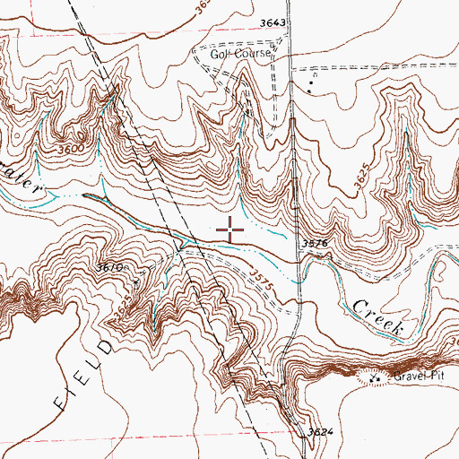 Topographic Map of Stratford Feeders Reservoir, TX
