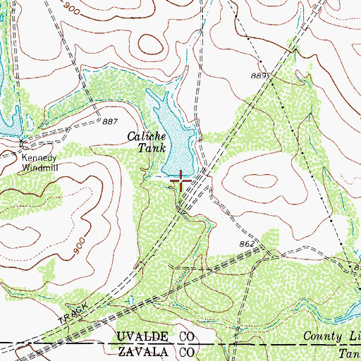 Topographic Map of Palmer Dam, TX