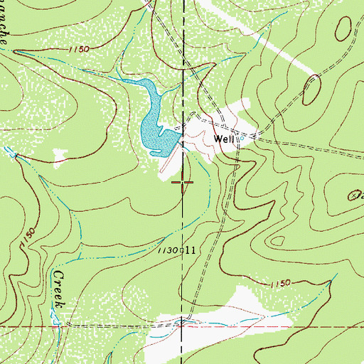 Topographic Map of Valdina Farms Dam, TX