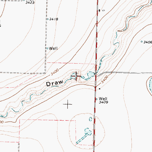 Topographic Map of H T Copeland Dam, TX