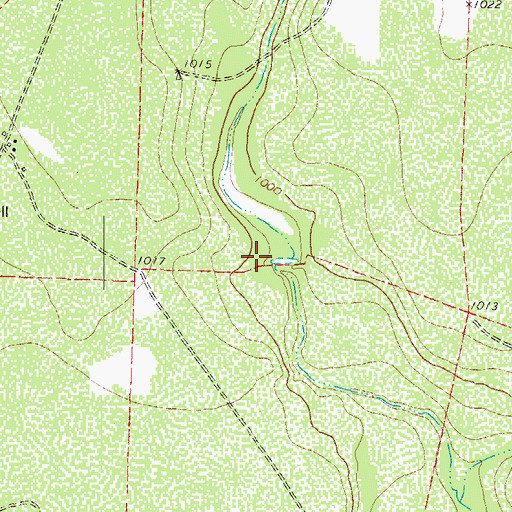 Topographic Map of Emil Bayer Lake Dam, TX