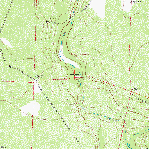 Topographic Map of Emil Bayer Lake, TX