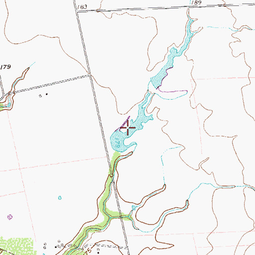 Topographic Map of Dodd Lake, TX