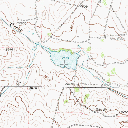Topographic Map of Hrnciar Dam, TX