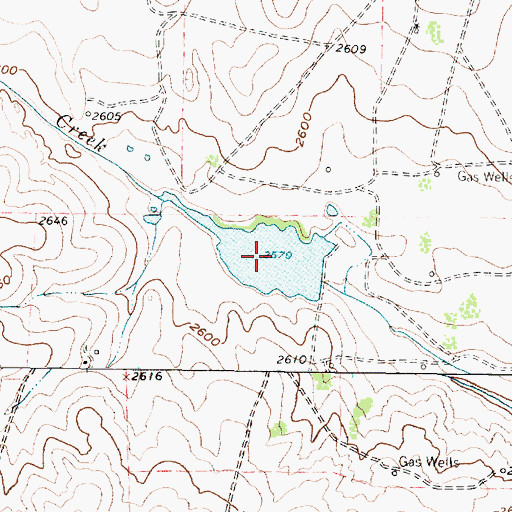 Topographic Map of Hrnciar Lake, TX