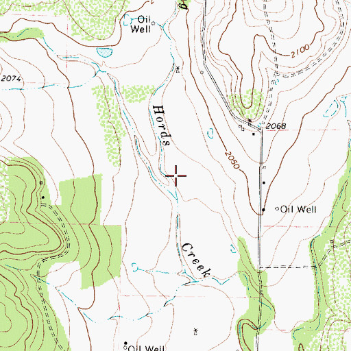 Topographic Map of Soil Conservation Service Site 37 Dam, TX