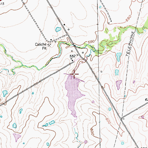 Topographic Map of Soil Conservation Service Site 78 Dam, TX
