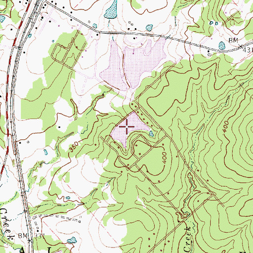 Topographic Map of Watson South Dam, TX