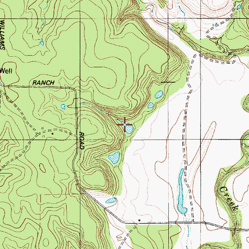 Topographic Map of John Graves Lake Number 3, TX