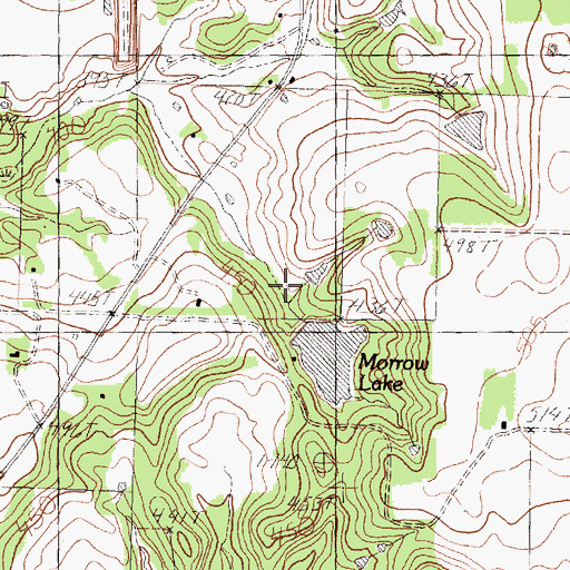 Topographic Map of Stroube Dam Number 2, TX