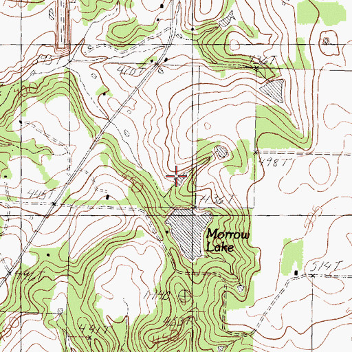 Topographic Map of Stroube Lake Number 2, TX