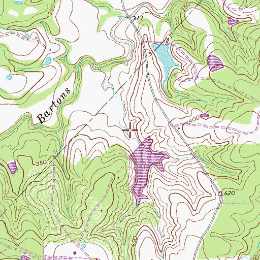 Topographic Map of Ellisor Dam, TX