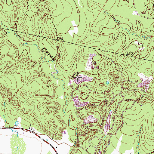 Topographic Map of Lake Number 6, TX