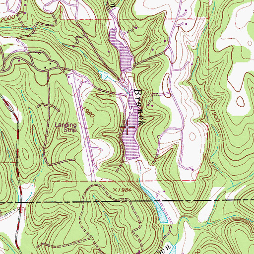 Topographic Map of Tierra Linda Lower Reservoir, TX