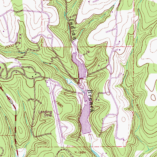 Topographic Map of Tierra Linda Upper Dam, TX