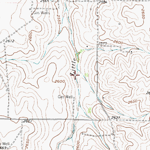 Topographic Map of Avent Reservoir, TX
