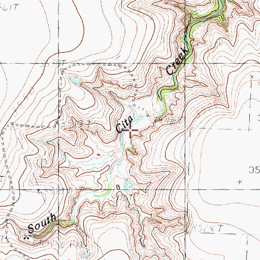 Topographic Map of Stanley Schaeffer Dam, TX