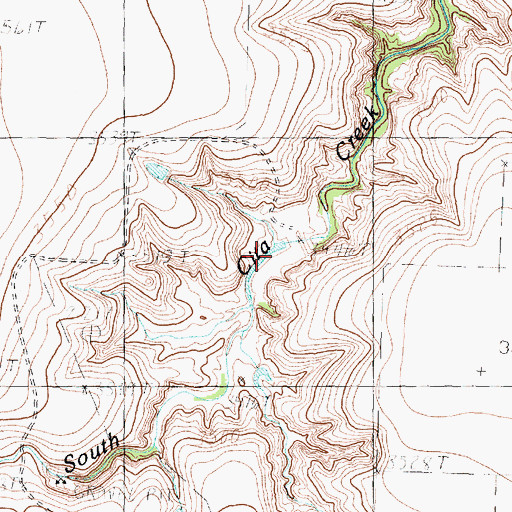 Topographic Map of Stanley Schaeffer Lake, TX