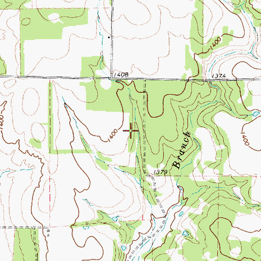 Topographic Map of Love and Rodgers Lake Number 3, TX