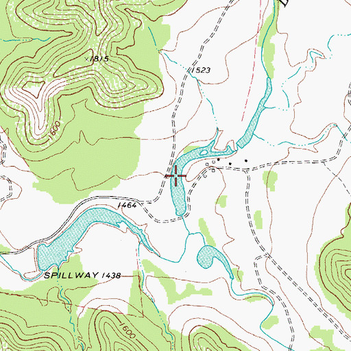 Topographic Map of Williams Lake Number 3, TX