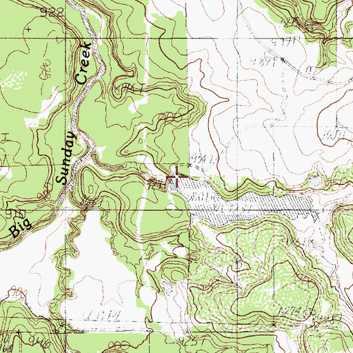 Topographic Map of Richards Lake Number 4 Dam, TX
