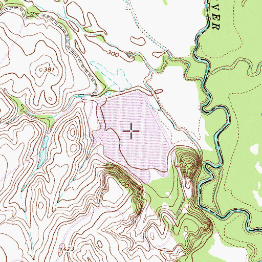 Topographic Map of Artesian Lake, TX