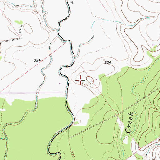 Topographic Map of Sterling C Robertson Dam, TX